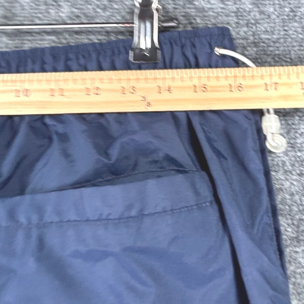 Nike Mens Navy Blue Nylon Cargo Track Pants Jersey Lined Straight Leg Medium - Picture 10 of 10